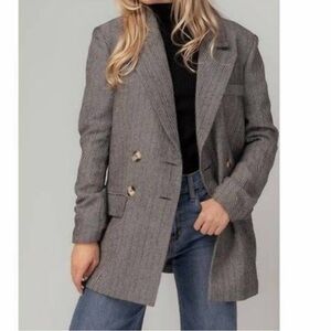 EUC Anthropologie Aaron & Amber Houndstooth Blazer